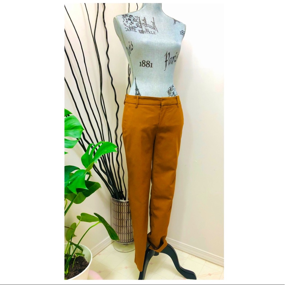 Zara Rust/Toffee Ankle Pants